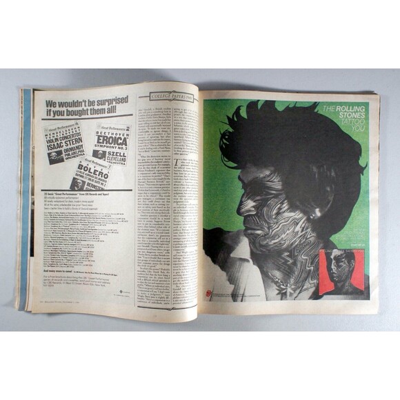 Rolling Stone Magazine No. 353 • Yoko Ono • Oct 1981 • Santana - Picture 4 of 6